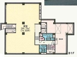 共和五番館B1F 間取り図