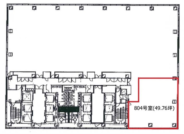 秋葉原ダイビル8F 間取り図