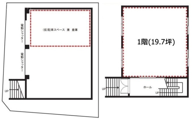 ネイバーシティビル目黒1F 間取り図