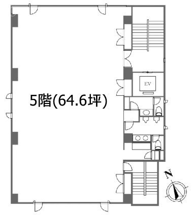 南青山シティビル5F 間取り図