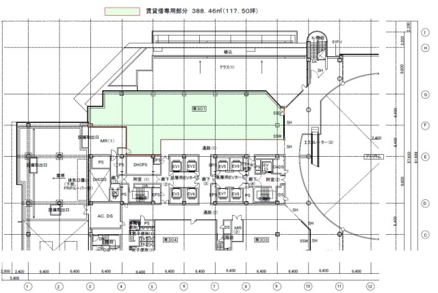 有明フロンティアビルA棟301 間取り図