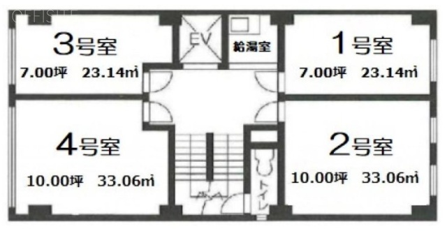 第3カネタツビル703 間取り図