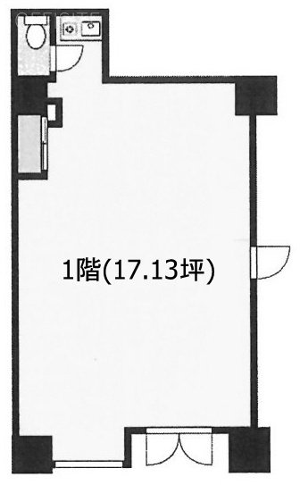 プロシード日本橋堀留町1F 間取り図