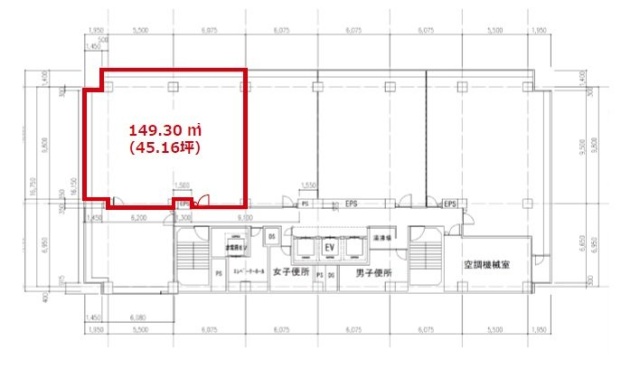 ヨコハマポートサイドビル3F 間取り図