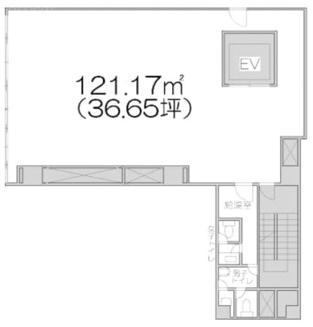 TK渋谷東口ビル9F 間取り図