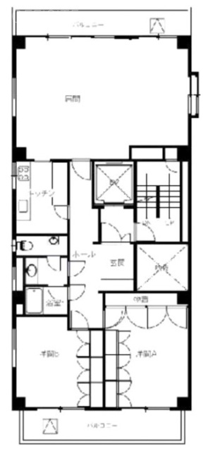 USビル9F 間取り図