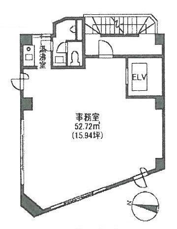 和田ビル3F 間取り図