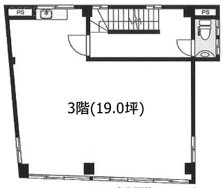 KMビル上北沢3F 間取り図