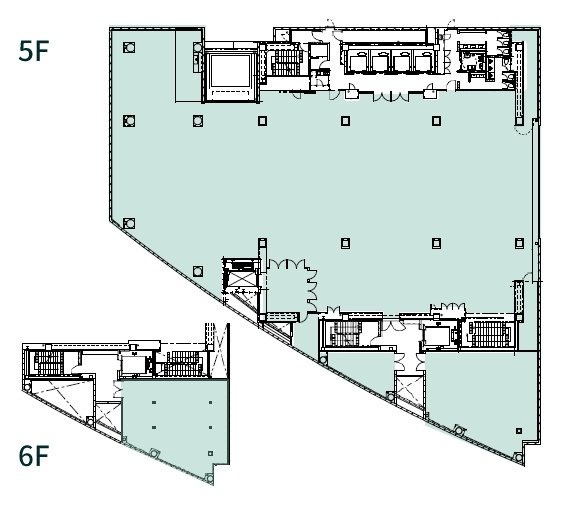 (仮)SHINWA BUILDING EAST5F～6F 間取り図