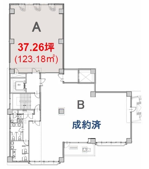 イマス元浅草ビルA 間取り図