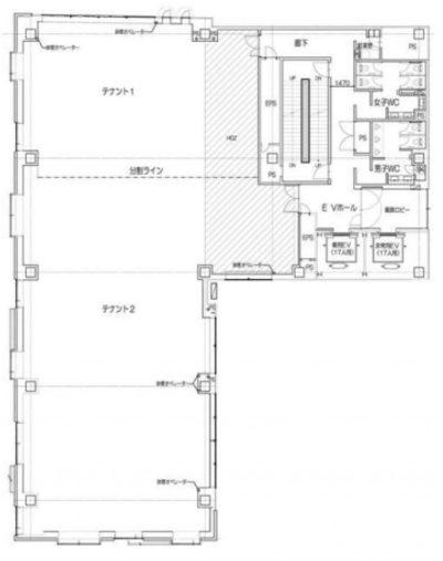 上野6丁目MMビル9F 間取り図