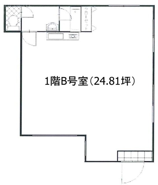 上池袋ハイツB 間取り図