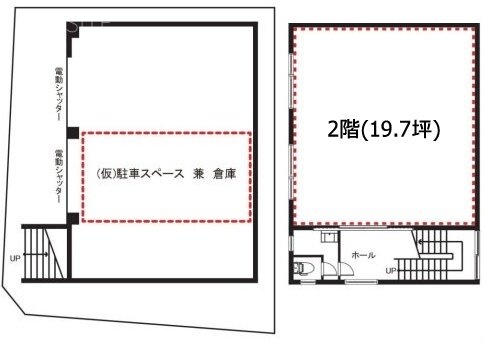 ネイバーシティビル目黒2F 間取り図