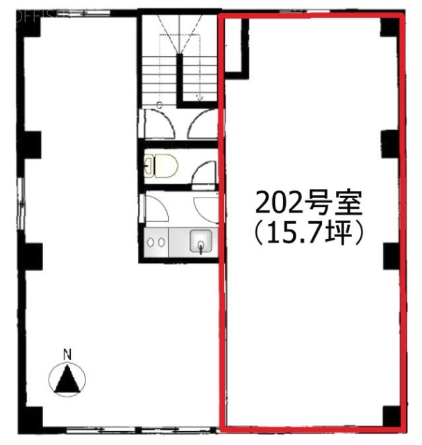 コスモビル202 間取り図