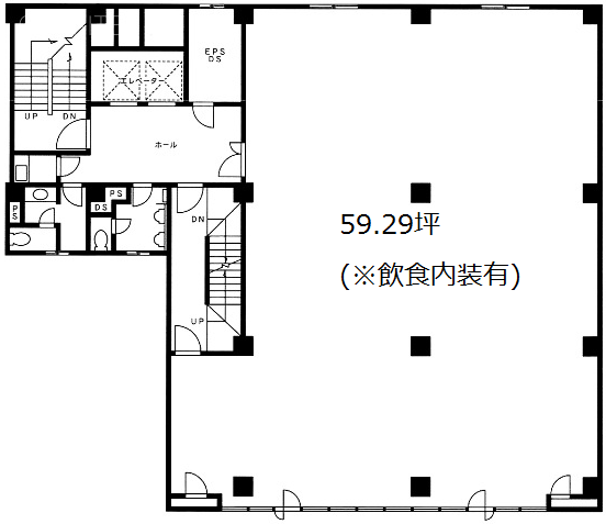 デイム銀座ビル2F 間取り図