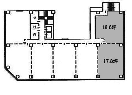 AIC共同ビル人形町36.37 間取り図