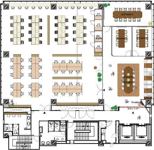 KR GINZAⅡ4F 間取り図