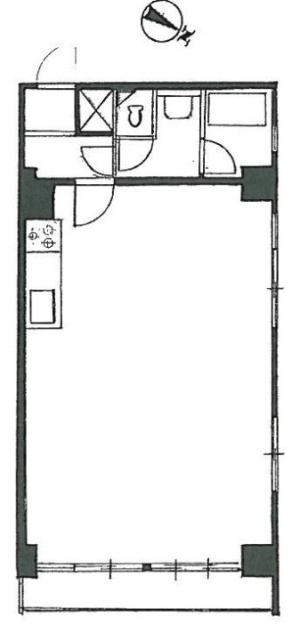 メゾン新宿ビル1001 間取り図