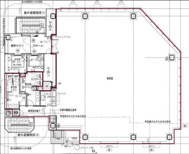 BIZCORE西新橋4F 間取り図