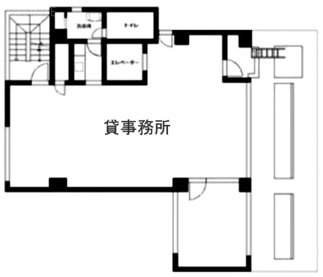 秋葉原クロスサイド6F 間取り図