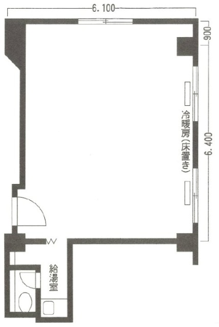 新宿Qフラットビル511 間取り図