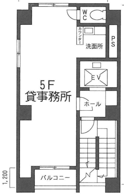 大沼ビル5F 間取り図
