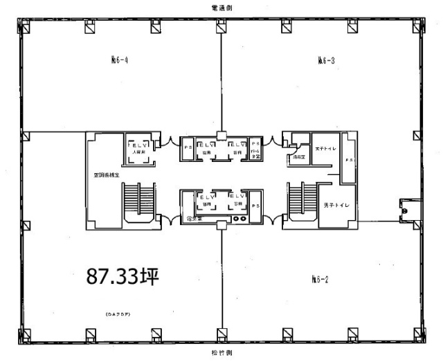 コンワビル6F 間取り図