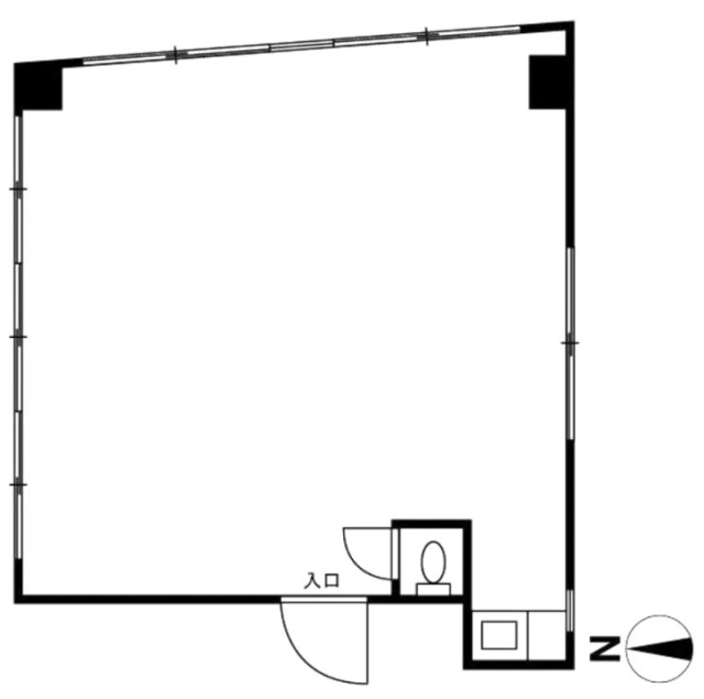 外山ビル2F 間取り図