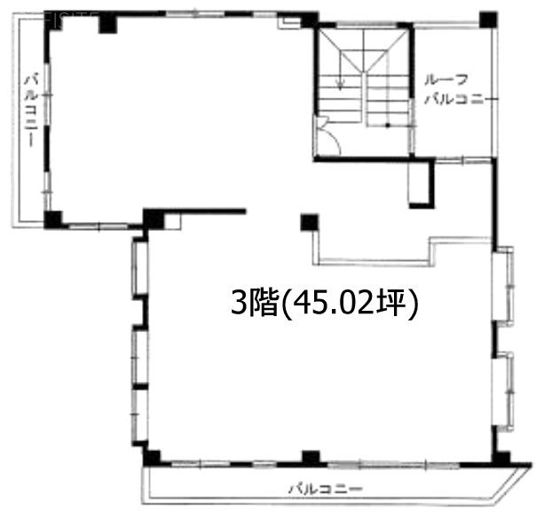 原宿イノセビル3F 間取り図