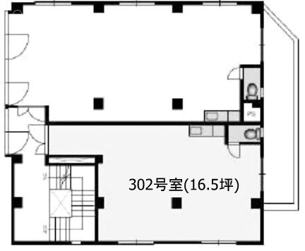 天虎(てんこ)ビル302 間取り図