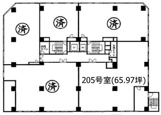 アルテール池袋205 間取り図