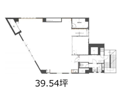 リードシー目黒不動前ビル2F 間取り図