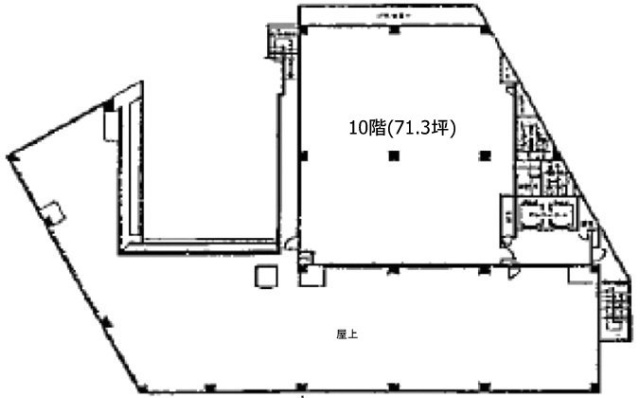 PALT(パルト)ビル10F 間取り図