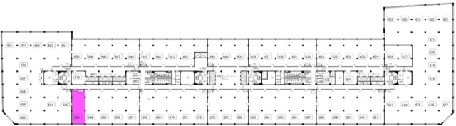 大手町ビル6F663区 間取り図