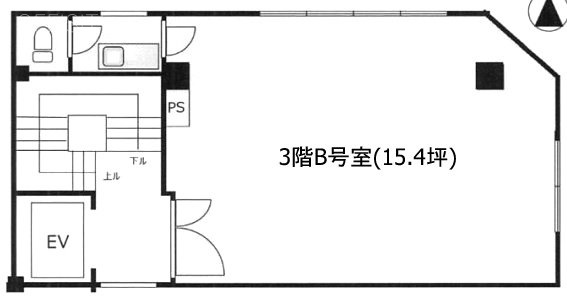 東販ビルB 間取り図