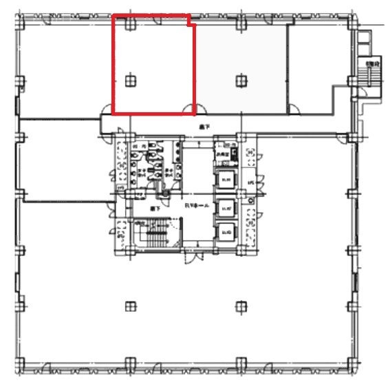 虎ノ門35森ビル3F 間取り図