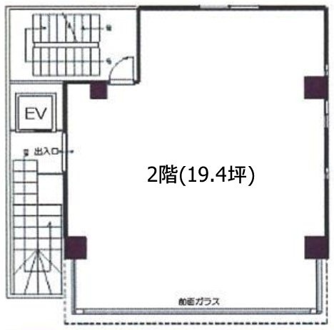 アシスト麹町ビル2F 間取り図