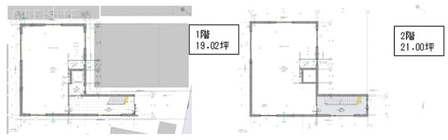 美幸ビル1F～2F 間取り図