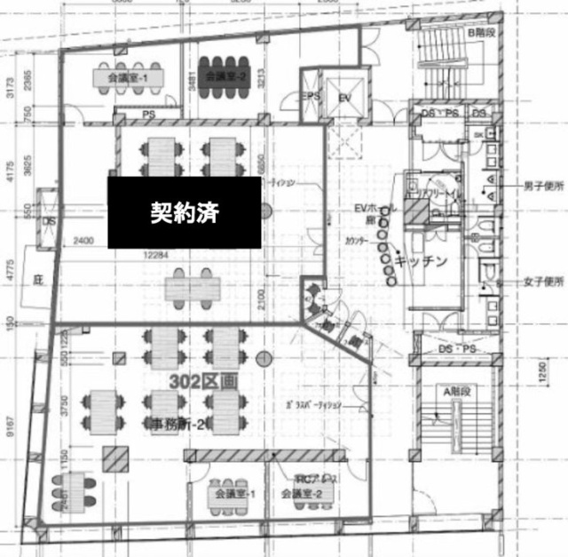 下北沢ビックベンビル302 間取り図