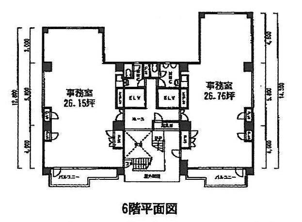 内神田TKビル6F 間取り図