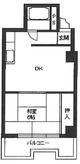 サンテ芝浦ビル060C 間取り図