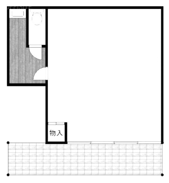 栄林堂ビル1F 間取り図