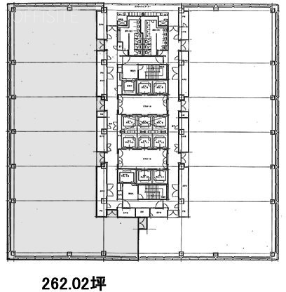 東京サンケイビル西 間取り図