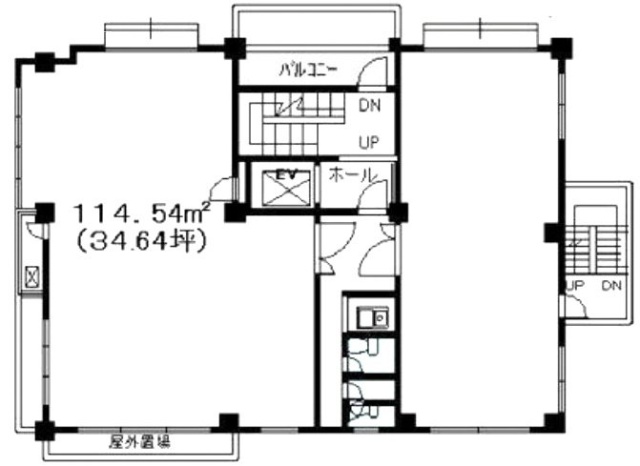 かわすみビルA 間取り図