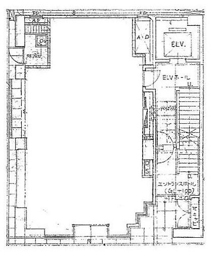 赤坂光和ビル1F 間取り図