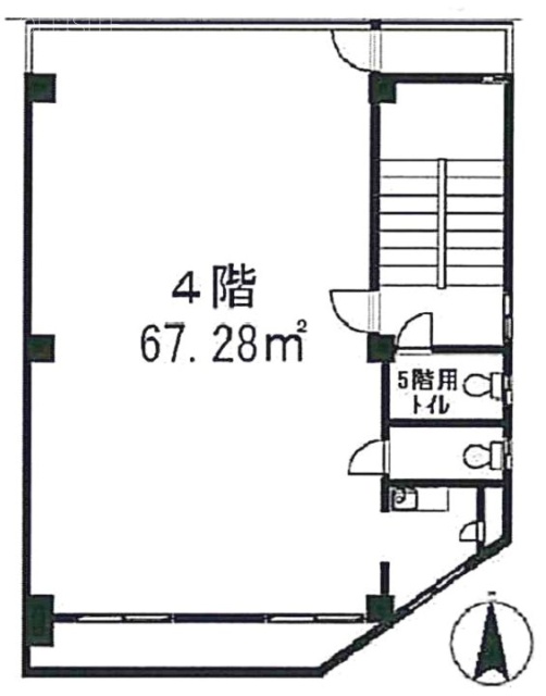 井上ビル4F 間取り図