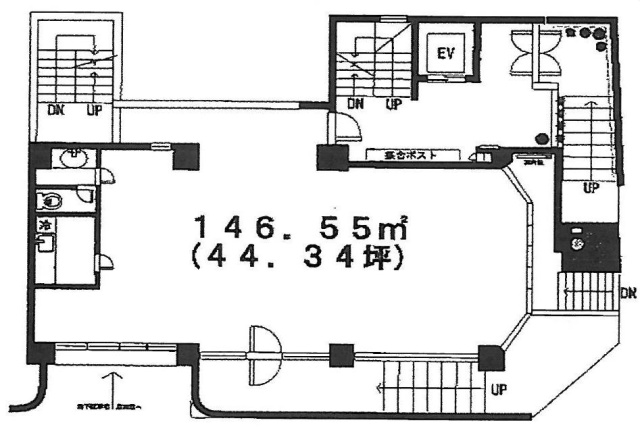 第二扇屋ビル1F 間取り図