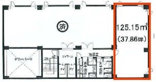 イワサワビル5F 間取り図