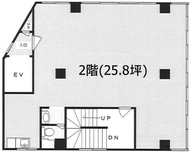 アミーゴビル2F 間取り図