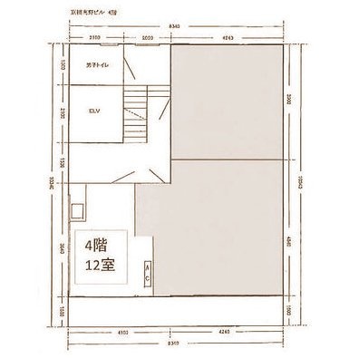 京橋高野ビル12 間取り図